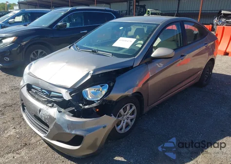 2014 Hyundai Accent Gls z USA, uszkodzony, nr VIN KMHCT4AE3EU704517